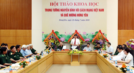 Hội thảo khoa học "Trung tướng Nguyễn Bình với cách mạng Việt Nam và quê hương Hưng Yên"