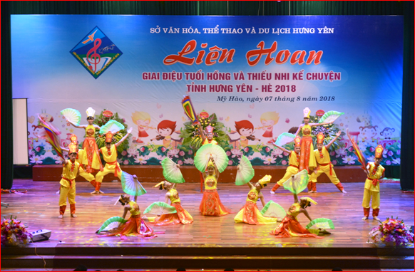 Liên hoan Giai điệu tuổi hồng và Thiếu nhi kể chuyện tỉnh Hưng Yên hè 2018
