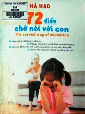 72 điều chớ nói với con = The correct way of education 