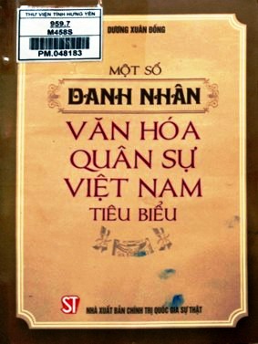 Một số danh nhân văn hóa quân sự Việt Nam tiêu biểu 