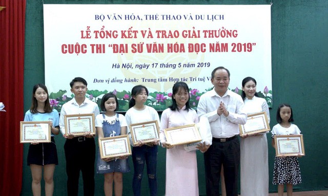 Trao giải "Đại sứ văn hóa đọc năm 2019"