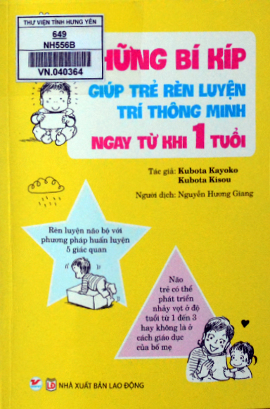 Những bí kíp giúp trẻ rèn luyện trí thông minh ngay từ khi 1 tuổi