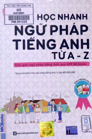 Học nhanh ngữ pháp tiếng Anh từ A- Z