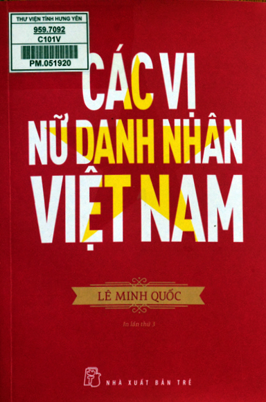 Các vị nữ danh nhân Việt Nam