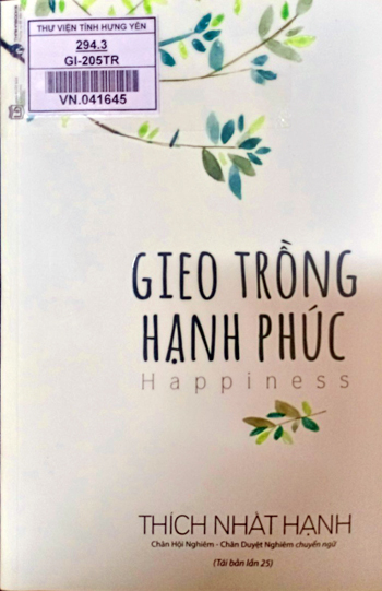 Gieo trồng hạnh phúc 