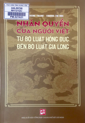 Nhân quyền của người Việt từ Bộ luật Hồng Đức đến Bộ luật Gia Long 