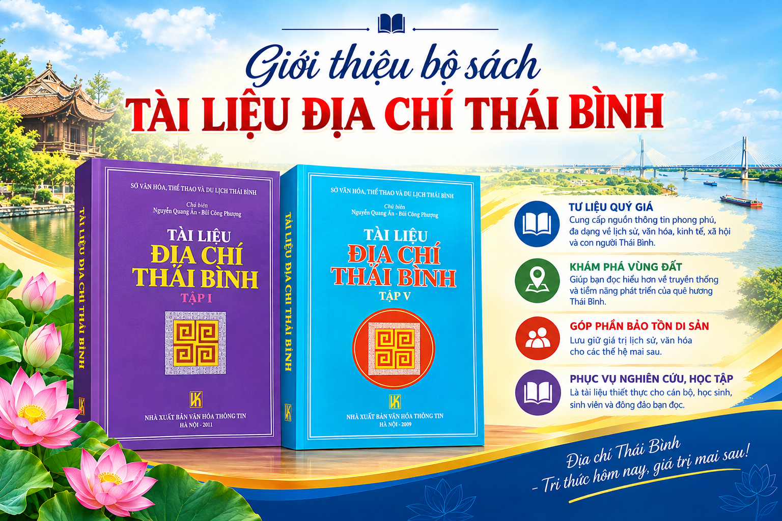 Giới thiệu bộ sách "Tài liệu địa chí Thái Bình"
